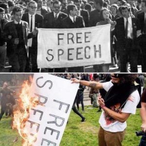 Free speech then and now