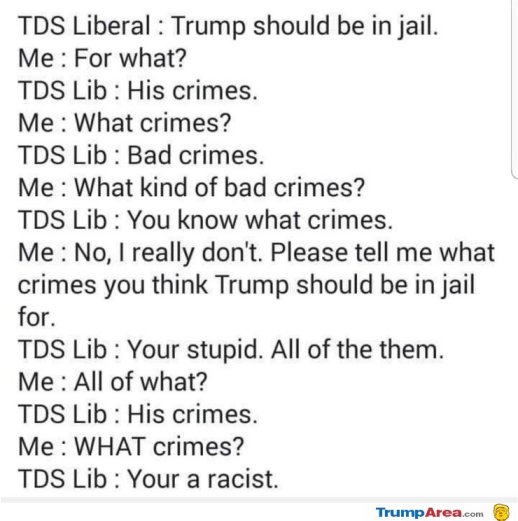 Libral vs Trump crimes