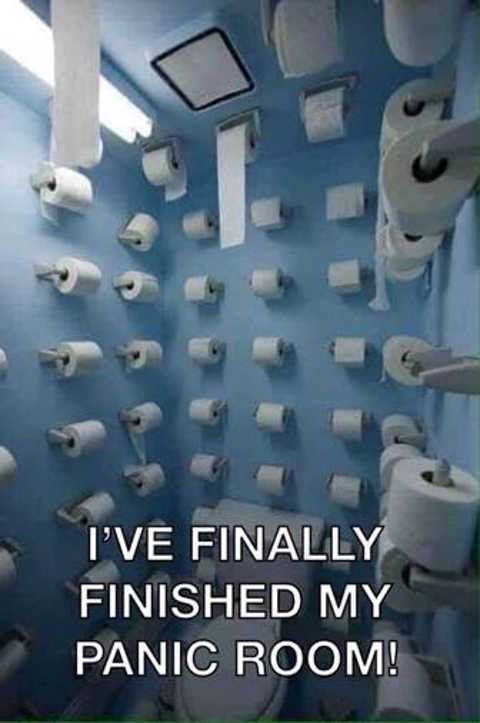 Toilet paper Panic room 