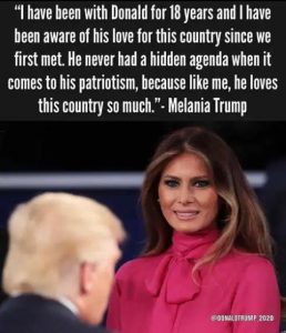 melania-trump-knew-donald-18-years-love-for-america-patriotism